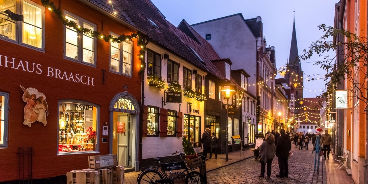 Weihnachtsmarkt Flensburg 2024 mit der Deutschen Bahn